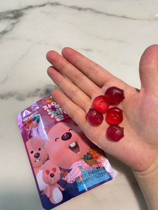 [팔도] 잔망루피젤리 믹스베리맛 42g 8개 — 5점을 준 리뷰어가 2022년 1월 올린 사용 사진