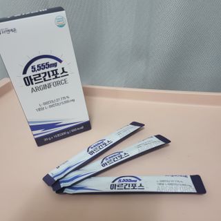 자연에온 아르긴포스 L-아르기닌 5555mg 스틱 15개입 1박스 — 5점을 준 리뷰어가 2022년 2월 올린 사용 사진