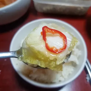 셰프애찬 단호박 백김치 1kg — 5점을 준 리뷰어가 2022년 10월 올린 사용 사진
