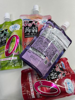 ORIHIRO 오리히로 곤약젤리 제로칼로리 130g 4종 4팩(맛별로 1팩씩) — 4.5점을 준 리뷰어가 2023년 1월 올린 사용 사진