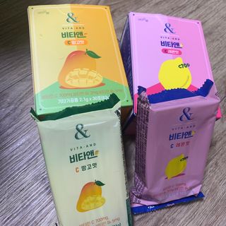비타앤C 레몬맛, 망고맛 — 5점을 준 리뷰어가 2021년 4월 올린 사용 사진