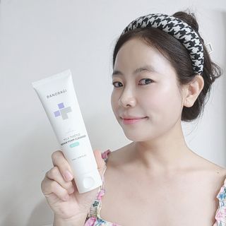 바노바기 코스메틱 바노바기 밀크씨슬 리페어 시카 폼 클렌저 플러스 120ml + 선스크린 플러스 50ml — 5점을 준 리뷰어가 2023년 7월 올린 사용 사진