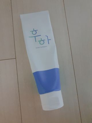 [심폐소생소] 무불소 임산부 천연 치약 — 5점을 준 리뷰어가 2021년 10월 올린 사용 사진