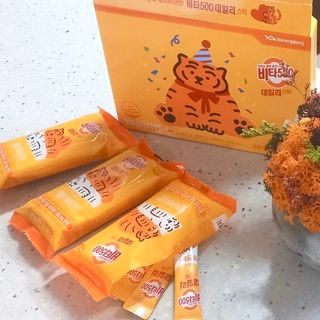 광동생활건강 [광동] 비타 500 데일리 스틱 VB, VC를 함유한 멀티비타민 30포+30포 — 4.5점을 준 리뷰어가 2022년 7월 올린 사용 사진
