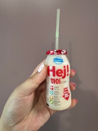 덴마크 프리 [하이(Hej!)]  패키지(요구르트, 그릭요거트) — 5점을 준 리뷰어가 2025년 8월 올린 사용 사진