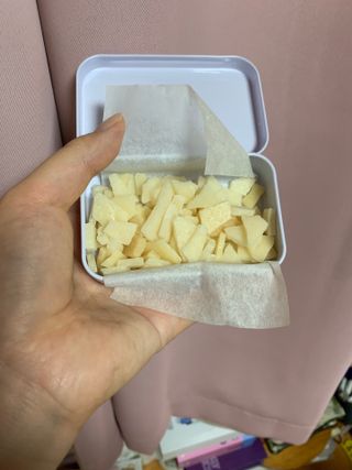 [아이스칩스] 무설탕 비건 자일리톨 캔디 7종 2개기준 — 4점을 준 리뷰어가 2021년 6월 올린 사용 사진