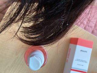 썸헤어 / SUMHAIR 썸헤어 실키 테라피 헤어 에센스 — 4점을 준 리뷰어가 2021년 5월 올린 사용 사진