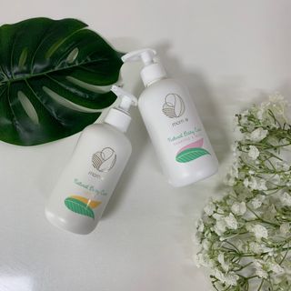 mom e 맘이 내추럴 베이비 케어 샴푸앤바스+로션 — 4.5점을 준 리뷰어가 2021년 1월 올린 사용 사진