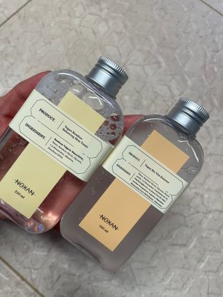 [녹산] 비건 대나무 밸런싱 수분 토너 + 비건 바이오 비타 에센스 — 5점을 준 리뷰어가 2022년 11월 올린 사용 사진