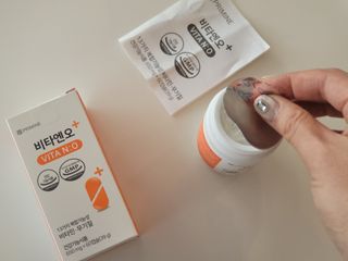 프리마인 성큼다가온 봄, 이너뷰티를 챙겨야 피부도 화사하게, 컨디션도 활기차게. 흡수율을 높인 고효율 비타민. — 5점을 준 리뷰어가 2023년 4월 올린 사용 사진