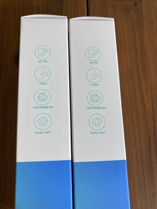[심폐소생소] 무불소 임산부 천연 치약 — 5점을 준 리뷰어가 2021년 8월 올린 사용 사진