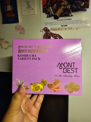 몽베스트 위드더 블랜딩 하우스 콤부차 _ 버라이어티팩 — 5점을 준 리뷰어가 2023년 6월 올린 사용 사진