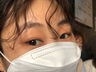 렌시스 LENSSIS [ 렌시스 ] 꾸안꾸템 , 낀 듯 안 낀 듯 자연스러운 ＃블리스시리즈 1개월용 ｜ 2컬러 중 택1 ｜ — 5점을 준 리뷰어가 2021년 4월 올린 사용 사진