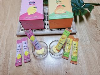 비타앤C 레몬맛, 망고맛 — 5점을 준 리뷰어가 2021년 4월 올린 사용 사진