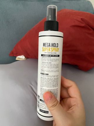 다슈코리아 다슈 포 맨 프리미엄 메가 홀드 슈퍼 스프레이 250ml — 5점을 준 리뷰어가 2021년 4월 올린 사용 사진