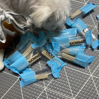 페페로니 클린플러스 덴탈오리껌 10g x 14p — 5점을 준 리뷰어가 2021년 7월 올린 사용 사진