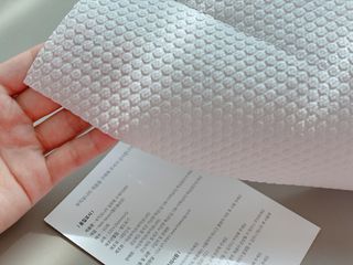부직포나라 중금속유해물질ZERO 뜯어쓰는 주방 일회용수세미 60매 2매 — 5점을 준 리뷰어가 2022년 10월 올린 사용 사진