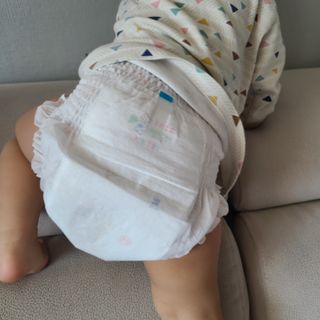 쿠잉 에어드라이  풀커버 팬티기저귀 (L/XL/XXL/XXXL) 1팩 — 4점을 준 리뷰어가 2023년 3월 올린 사용 사진