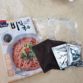 [한면원] 비빔국수 2인분 — 3점을 준 리뷰어가 2022년 8월 올린 사용 사진