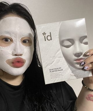 아이디플라코스메틱 페이스핏 플라스터 마스크 _ 리뉴얼 — 5점을 준 리뷰어가 2022년 4월 올린 사용 사진