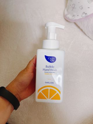 카오리온코스메틱스 클린온 버블 핸드 워시 500ml — 4점을 준 리뷰어가 2021년 8월 올린 사용 사진