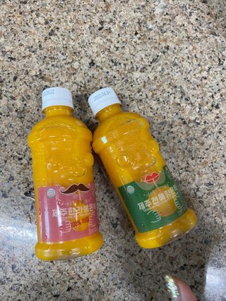 탐라원 제주의 맛, 몬딱주스 4종세트 - 한라봉몬딱주스, 천혜향몬딱주스, 청귤에이드, 당근몬딱주스 — 5점을 준 리뷰어가 2021년 8월 올린 사용 사진