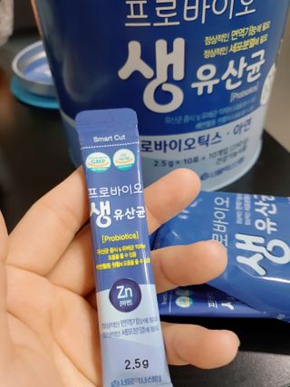 서울약사신협_프로바이오생유산균_2.5G x 100포 — 4점을 준 리뷰어가 2021년 4월 올린 사용 사진