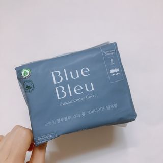 블루블루 유기농 순면 커버 생리대 — 4점을 준 리뷰어가 2021년 1월 올린 사용 사진