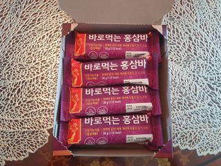 씨알푸드 건강기능식품 6년근 홍삼 함유, 바로먹는 홍삼바 30g 12개입 — 5점을 준 리뷰어가 2022년 3월 올린 사용 사진
