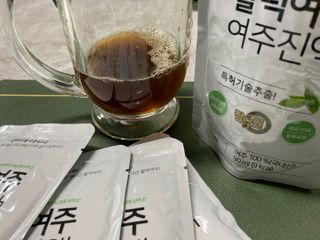 참유원 특허제조 활력 여주진액 여주즙 50포 — 4점을 준 리뷰어가 2022년 3월 올린 사용 사진