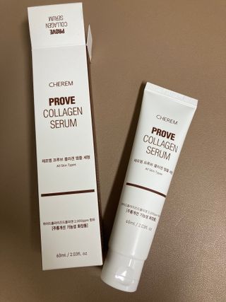 체르엠  프루브 콜라겐 앰플세럼 60ml 1병 — 4점을 준 리뷰어가 2022년 1월 올린 사용 사진