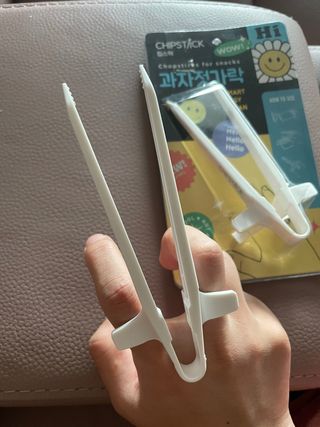 칩스틱 과자젓가락 게이밍젓가락 2ea / KC인증 식품용 — 5점을 준 리뷰어가 2021년 11월 올린 사용 사진
