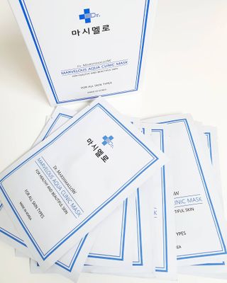 닥터마시멜로 닥터마스멜로 마블러스 아쿠아 클리닉 마스크 — 5점을 준 리뷰어가 2021년 3월 올린 사용 사진