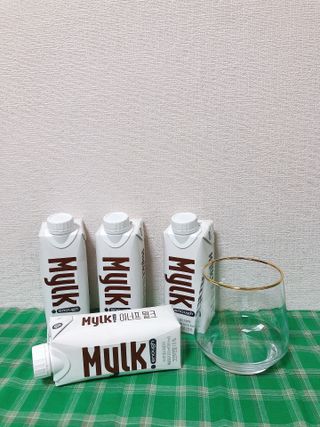 이너프 뮐크 초콜릿맛 — 3점을 준 리뷰어가 2022년 10월 올린 사용 사진