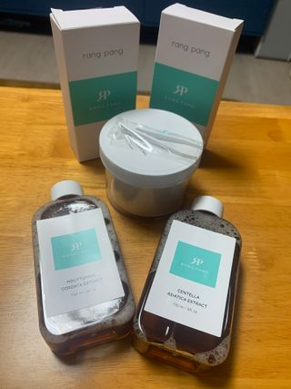 랑팡 병풀추출물150ml+어성초추출물150ml+스킨빅패드60매 — 5점을 준 리뷰어가 2021년 10월 올린 사용 사진