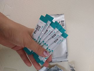 프리마인 유산균 국가지정연구소 선정, 살아있는 생유산균 200억 마리의 힘. 유산균n굿바이옴플러스 — 5점을 준 리뷰어가 2021년 10월 올린 사용 사진