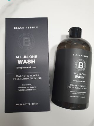 블랙페블 올인원 워시 마그네틱 웨이브 500ml — 3점을 준 리뷰어가 2021년 5월 올린 사용 사진