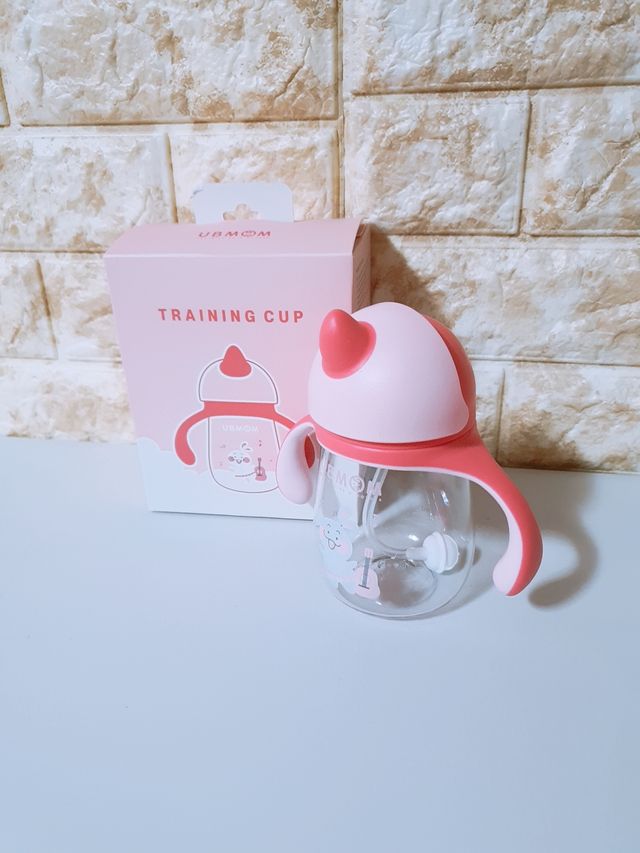 유비맘 트라이탄 코니빨대컵_컬러 랜덤 발송 리뷰 사진