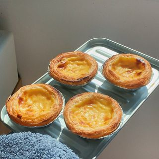 디앙뜨 포르투갈 에그타르트 오리지널 맛+패션후르츠+초콜릿타르트 맛 중 택1 — 5점을 준 리뷰어가 2021년 8월 올린 사용 사진
