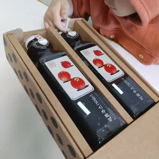 [바이윙클] 페르시아 유기농 석류 착즙주스 750ml 2병 + 선물박스 세트 — 5점을 준 리뷰어가 2022년 3월 올린 사용 사진