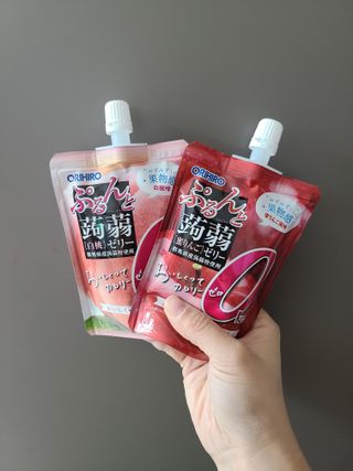 ORIHIRO 오리히로 곤약젤리 제로칼로리 130g 4종 4팩(맛별로 1팩씩) — 5점을 준 리뷰어가 2023년 2월 올린 사용 사진