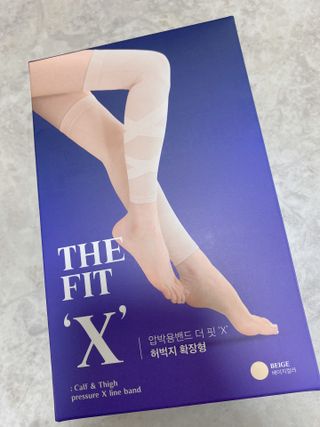 땡스마이레그 더핏X 압박밴드 허벅지확장형 — 5점을 준 리뷰어가 2022년 8월 올린 사용 사진