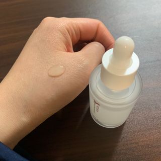 [미릴] 맑음빛 레드빈 브라이트닝 앰플 — 4점을 준 리뷰어가 2021년 1월 올린 사용 사진