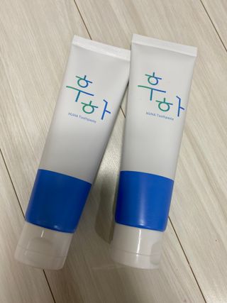 [심폐소생소] 무불소 임산부 천연 치약 — 5점을 준 리뷰어가 2021년 10월 올린 사용 사진