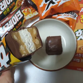 핫브레이크 땅콩카라멜 — 5점을 준 리뷰어가 2023년 5월 올린 사용 사진