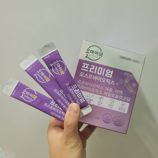 [유산균] 오마이락 프리미엄 포스트바이오틱스 30P — 5점을 준 리뷰어가 2022년 12월 올린 사용 사진