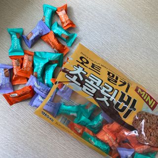 델리스 오트 밀키 초콜릿 바 — 5점을 준 리뷰어가 2022년 4월 올린 사용 사진