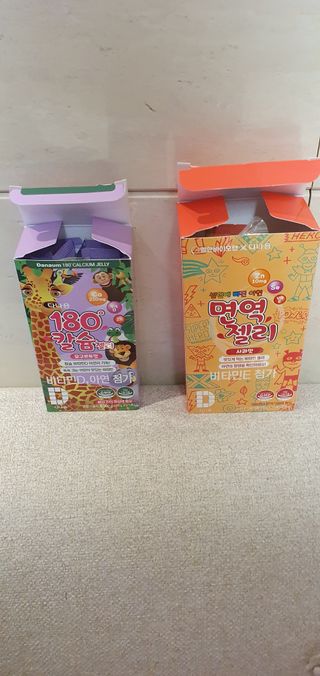 다나음 180도 칼슘젤리+아연면역젤리 — 5점을 준 리뷰어가 2021년 12월 올린 사용 사진