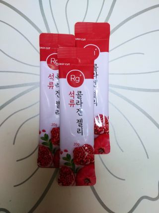 함초록 Rg+ 석류콜라겐젤리 — 5점을 준 리뷰어가 2021년 3월 올린 사용 사진