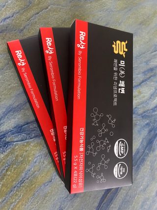 새롬바이오 리생 [미쾌변] 차전자피 식이섬유 건강기능식품 3팩 — 4.5점을 준 리뷰어가 2021년 6월 올린 사용 사진